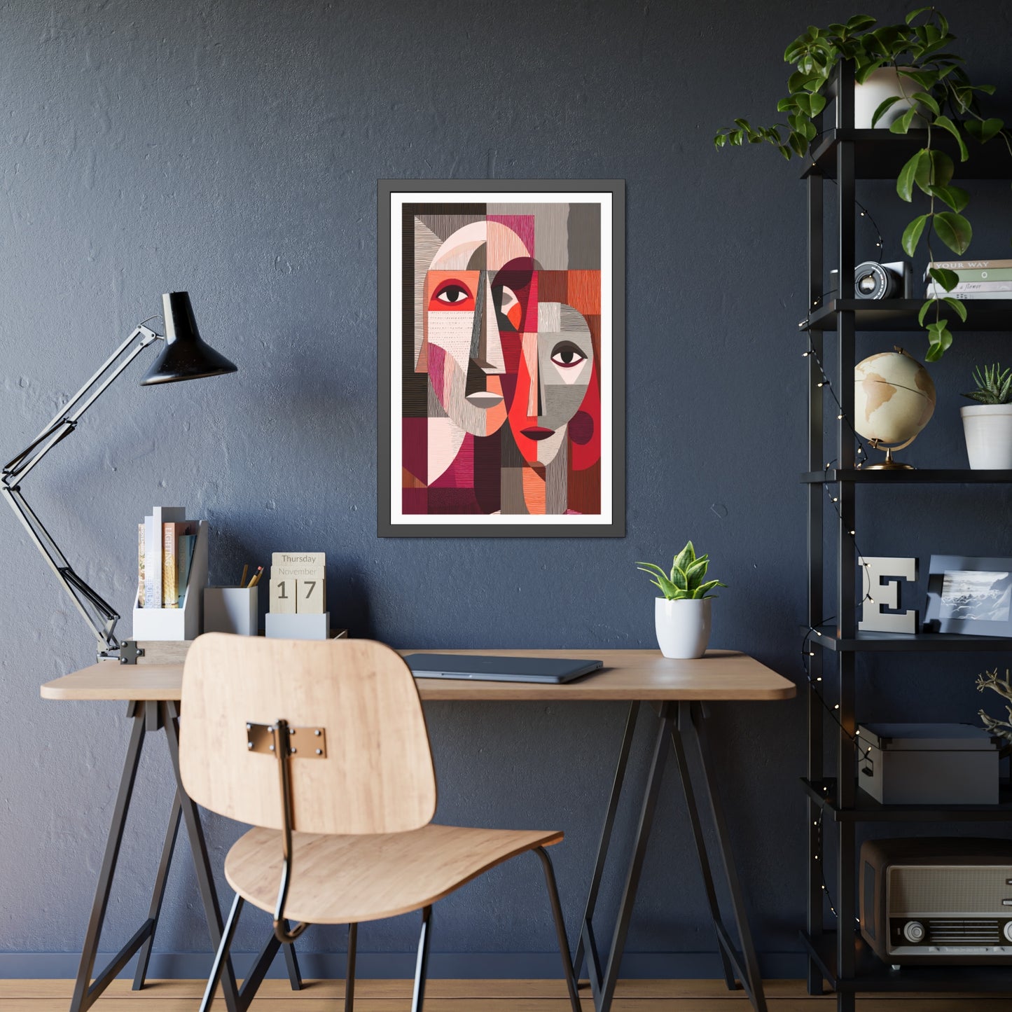 Eternity with you - No text - Framed Poster Print