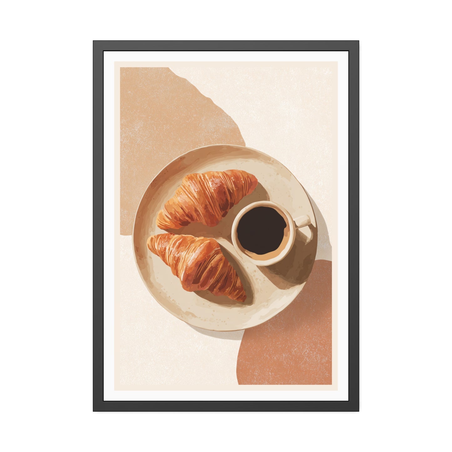 Golden Hour Coffee - Framed Poster Print