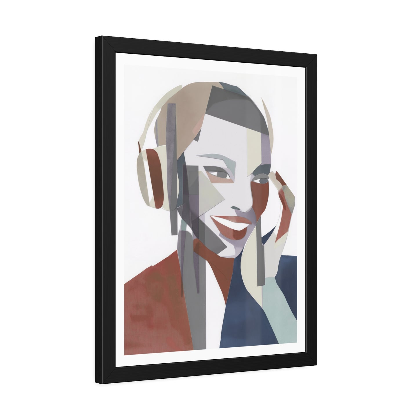 Happy Face Lady - Poster Print Design