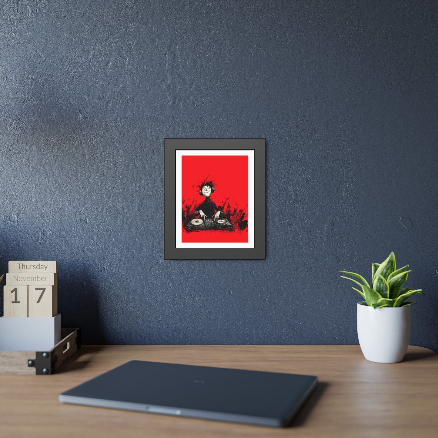 Lost in the music - Framed Poster Print