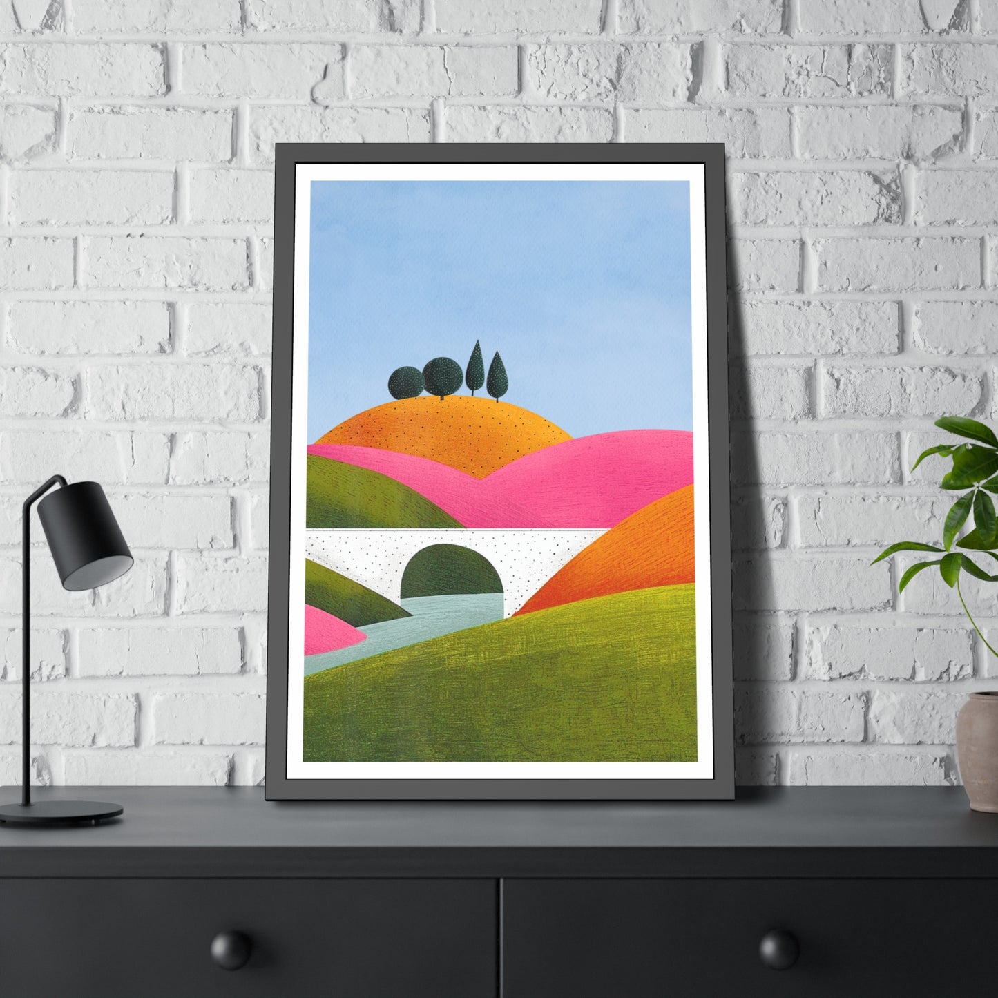 Sunset Ridge - Framed paper poster