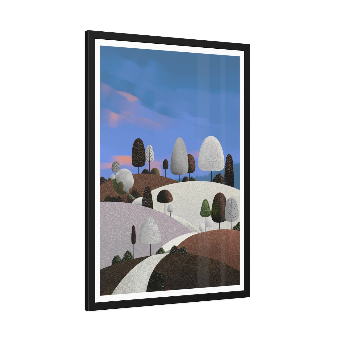 Evening Walk - Framed paper poster