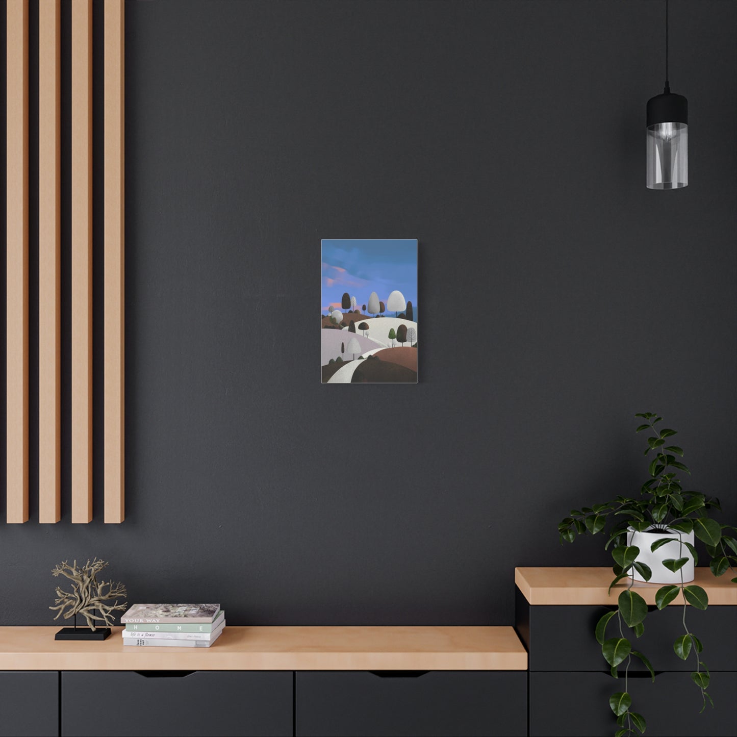Evening Walk - Canvas Print, Matte Finish, Stretched, 1 25"