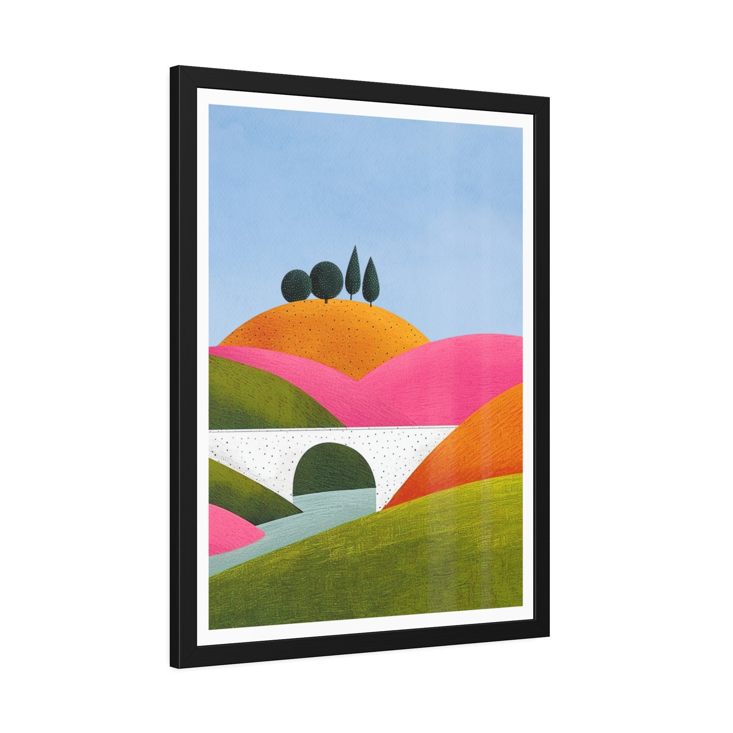Sunset Ridge - Framed paper poster