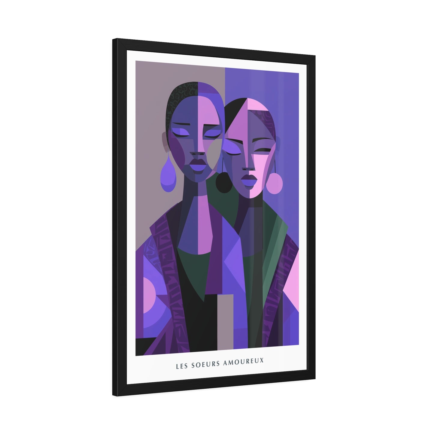 Les Soeurs Amoureux - Framed Poster Print
