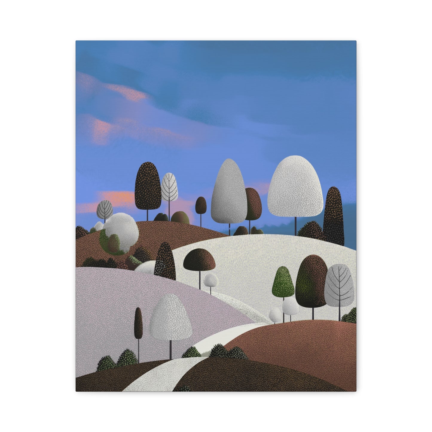 Evening Walk - Canvas Print, Matte Finish, Stretched, 1 25"