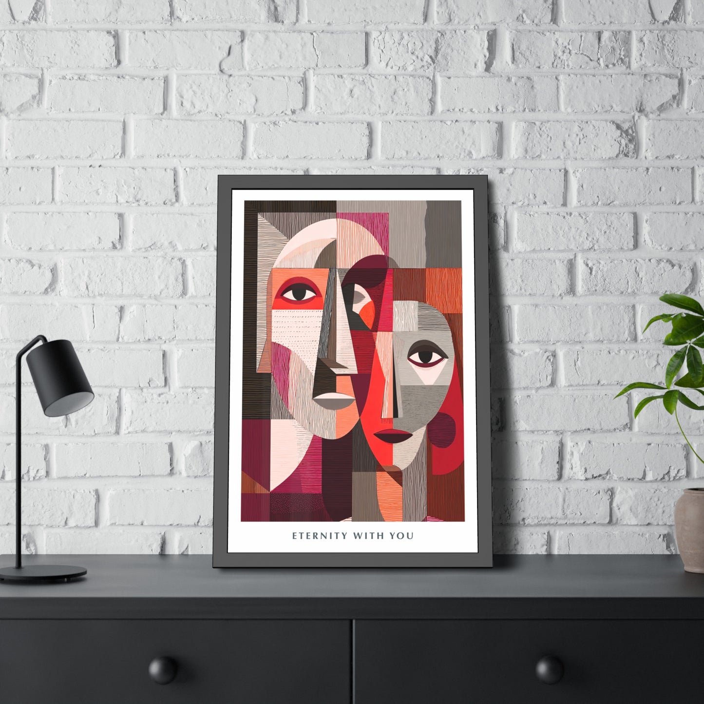 Eternity with you - Framed Poster Print