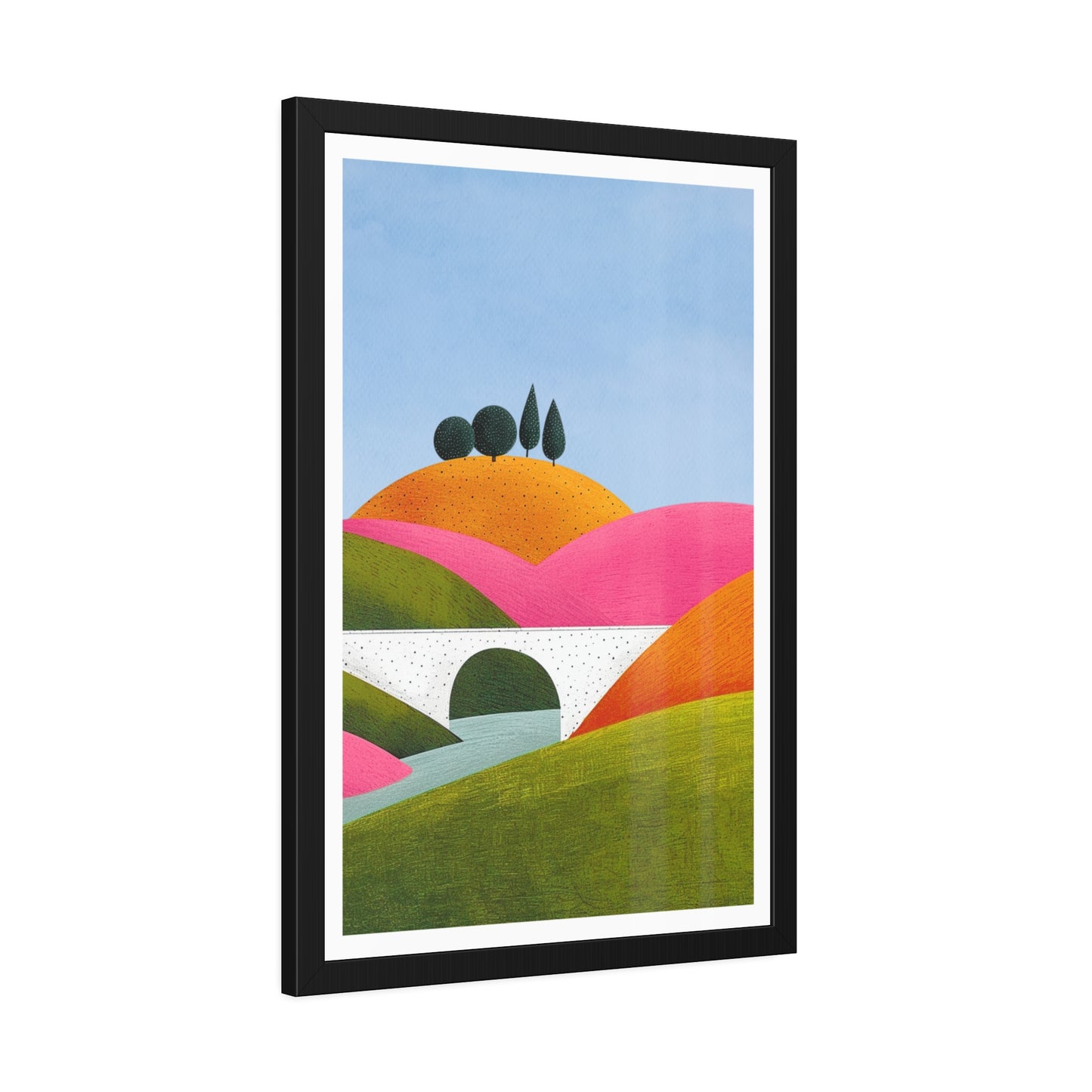 Sunset Ridge - Framed paper poster