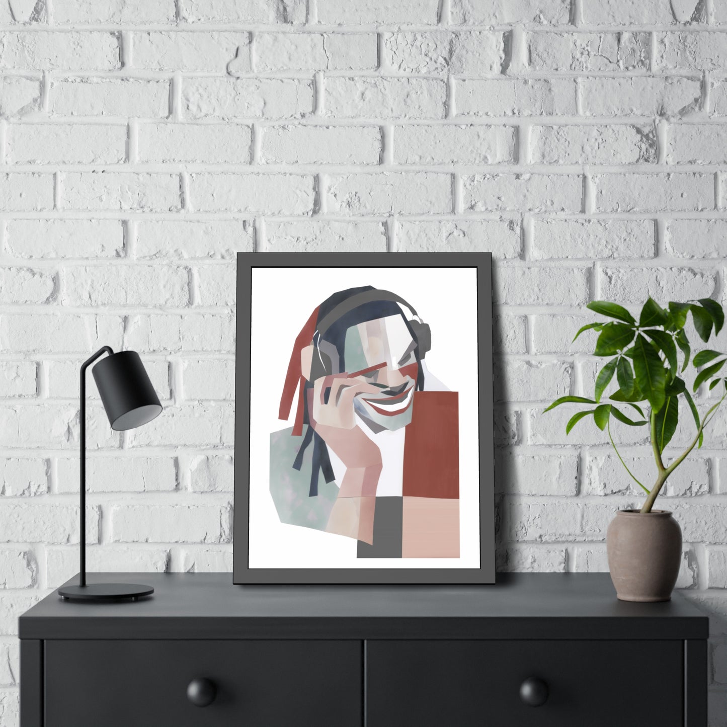 Happy Face Man - Poster Print Design