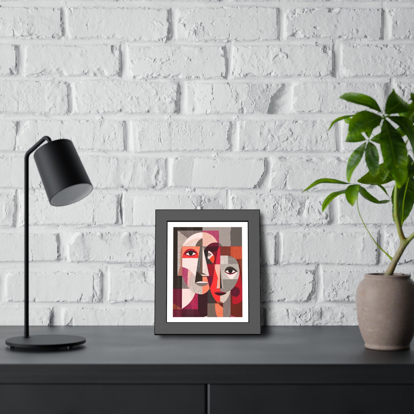 Eternity with you - No text - Framed Poster Print