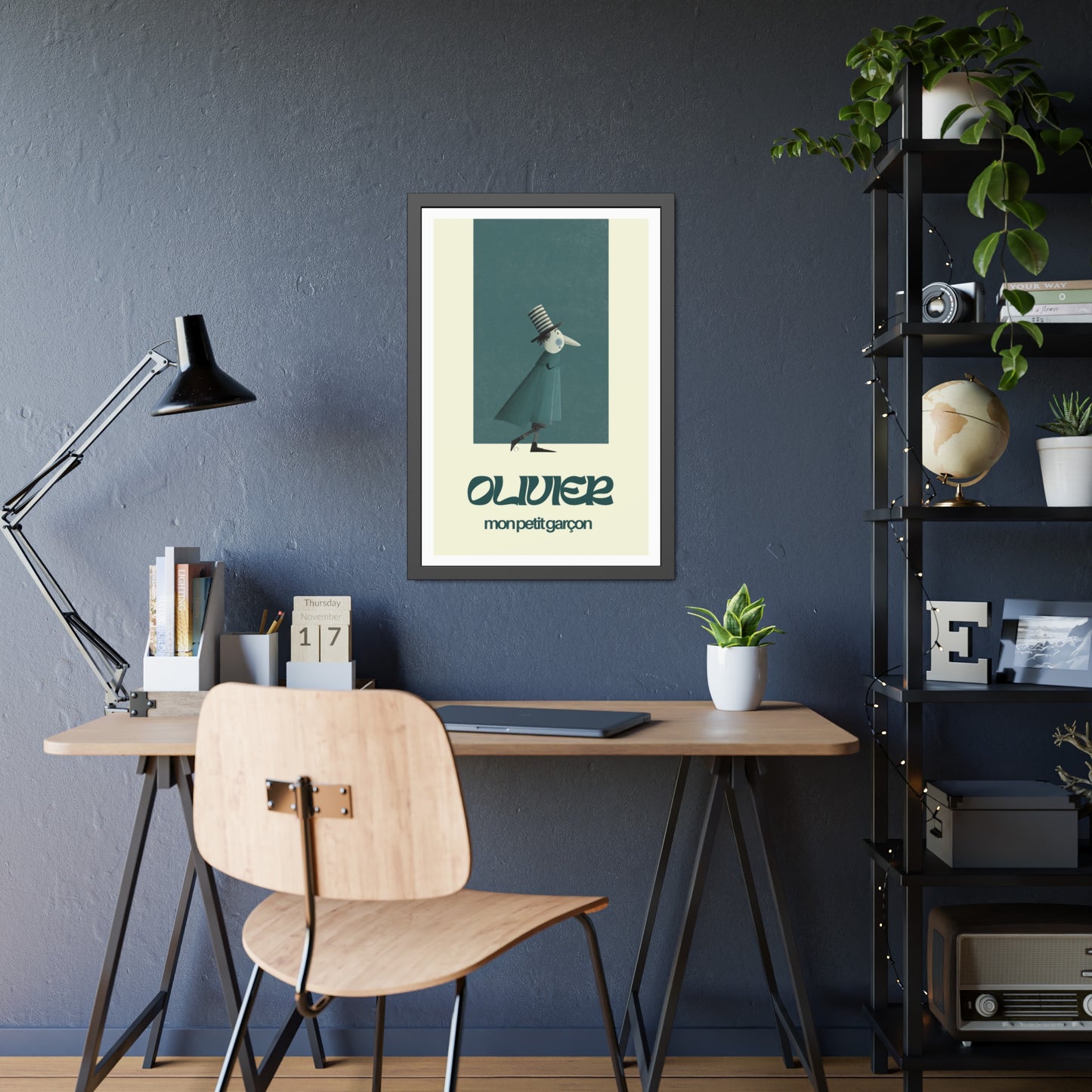 Olivier (Mon petit garçon) - Framed Poster Print