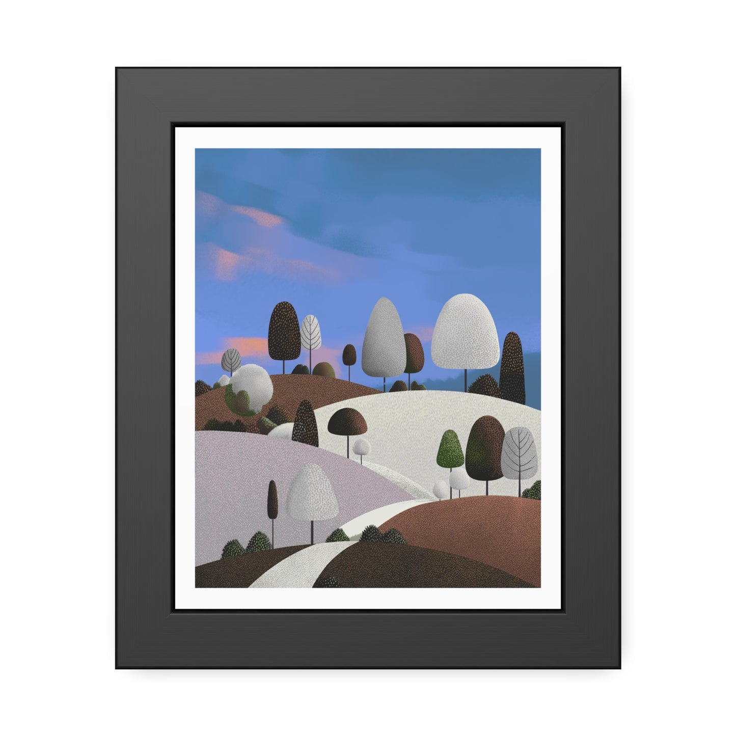 Evening Walk - Framed paper poster