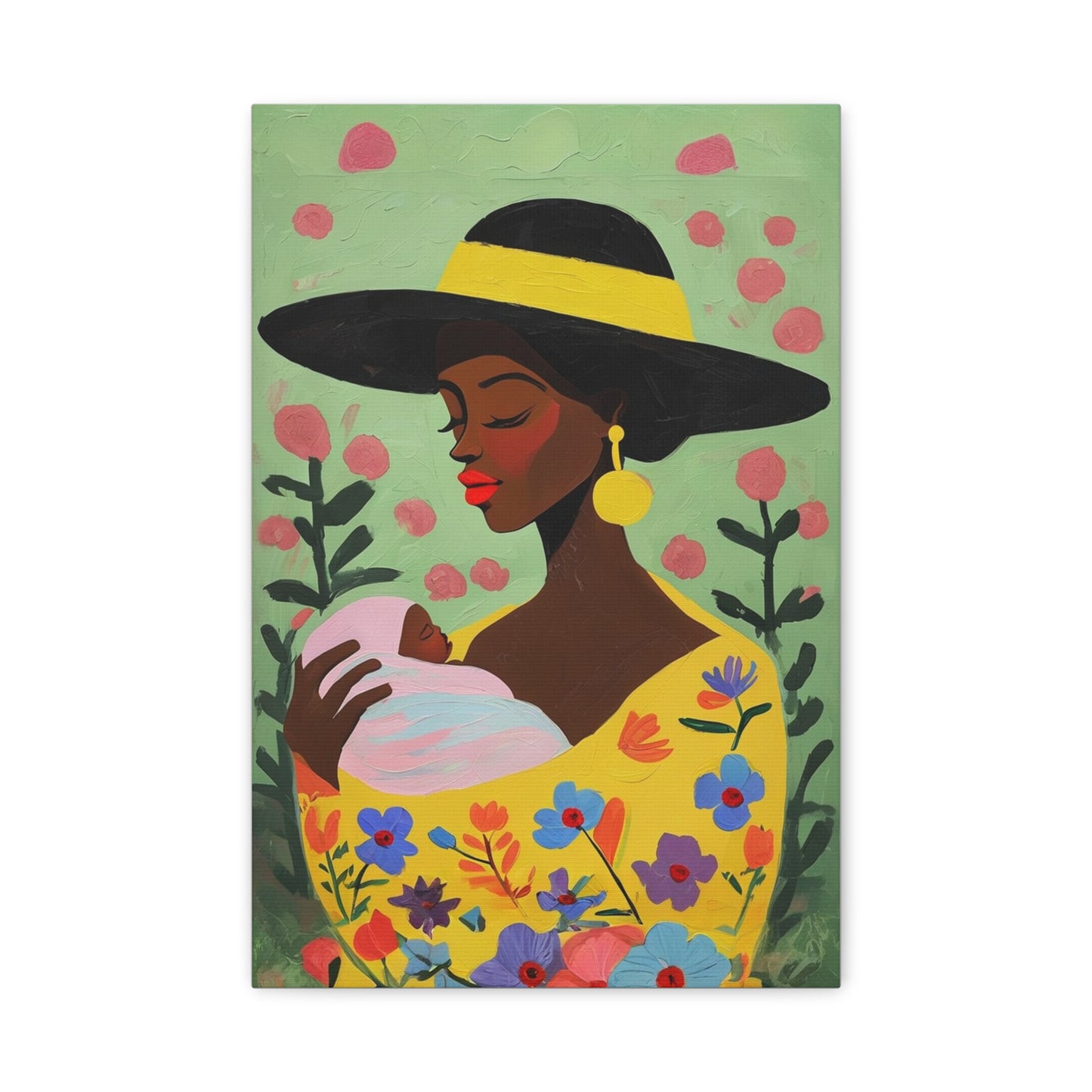 Grace in Bloom - Matte Finish, Stretched, 1 25"