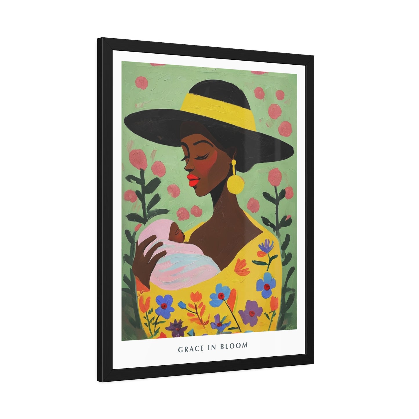 Grace in Bloom - Framed Poster Print