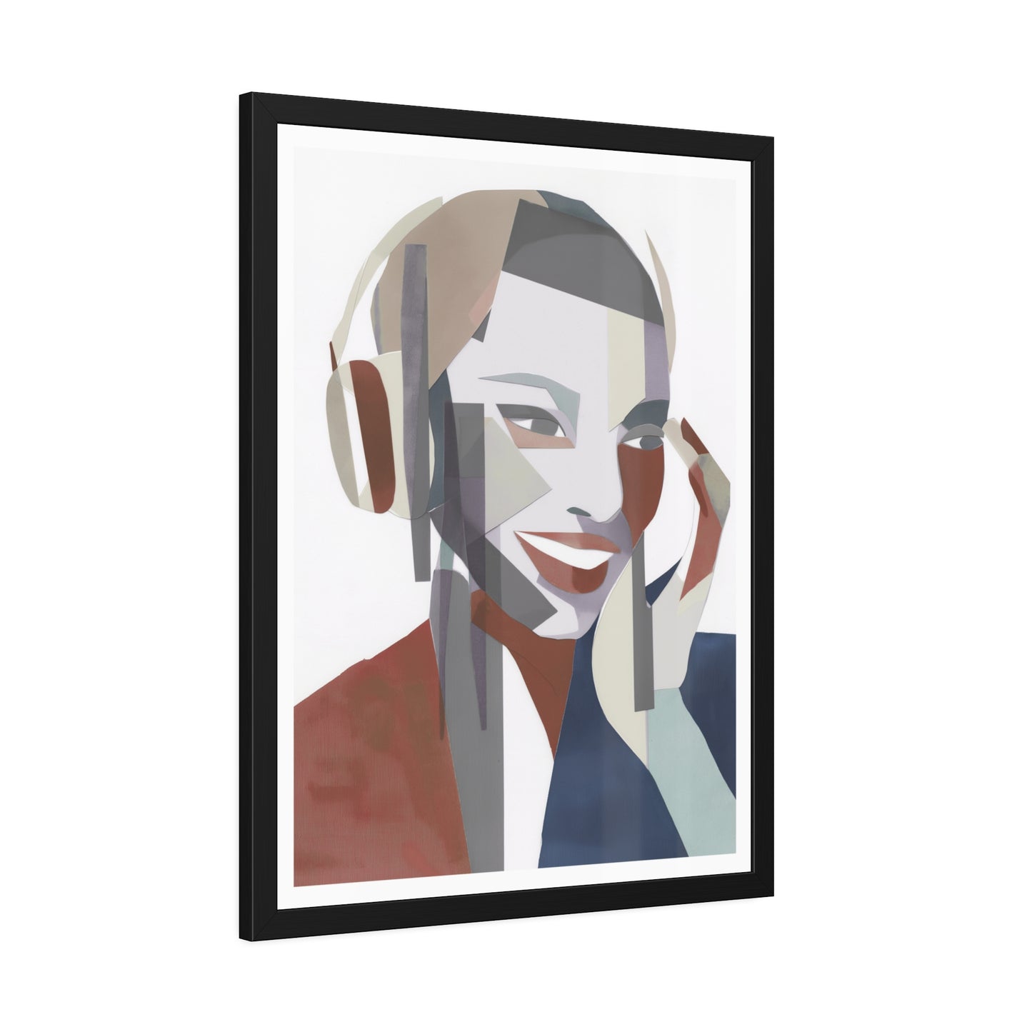 Happy Face Lady - Poster Print Design