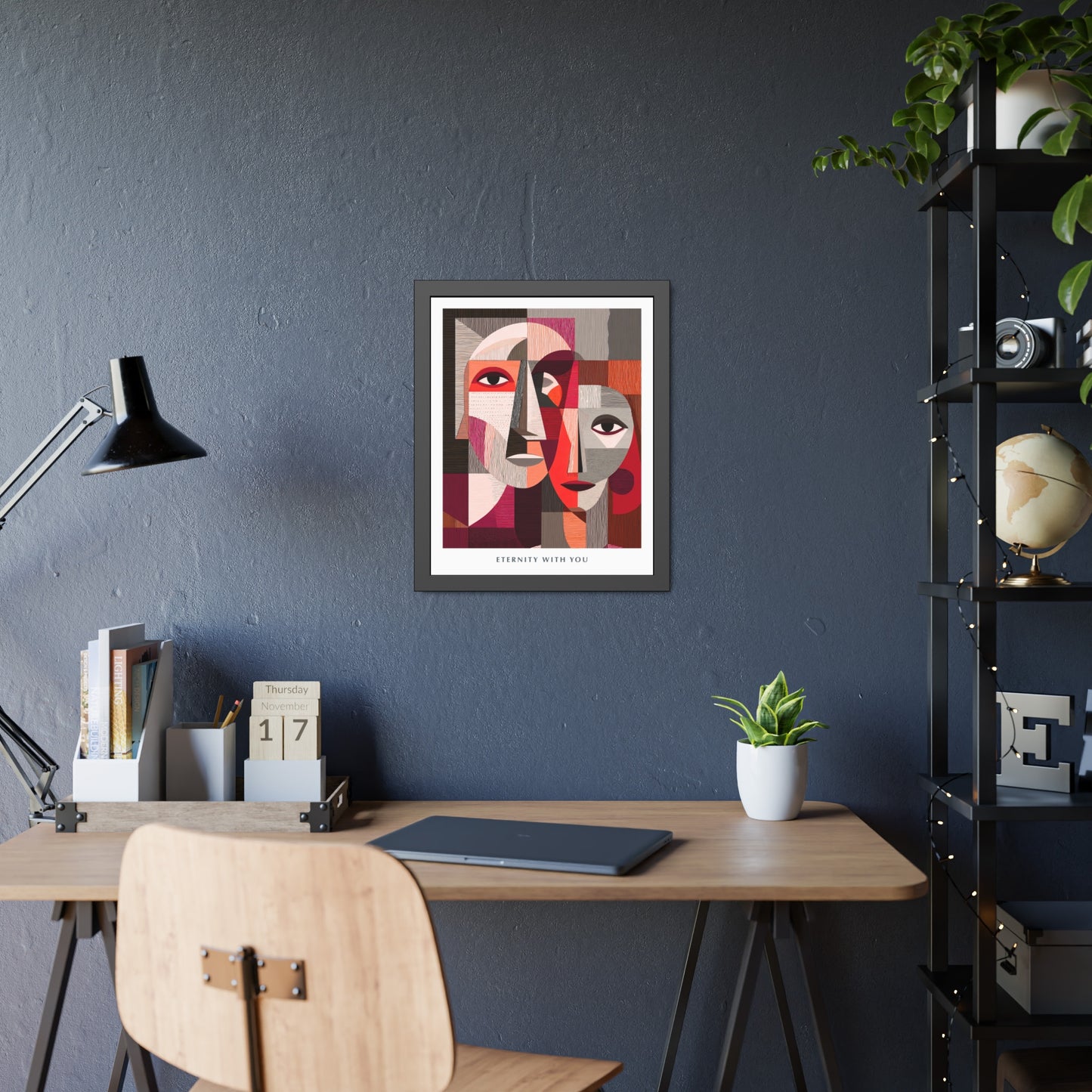 Eternity with you - Framed Poster Print