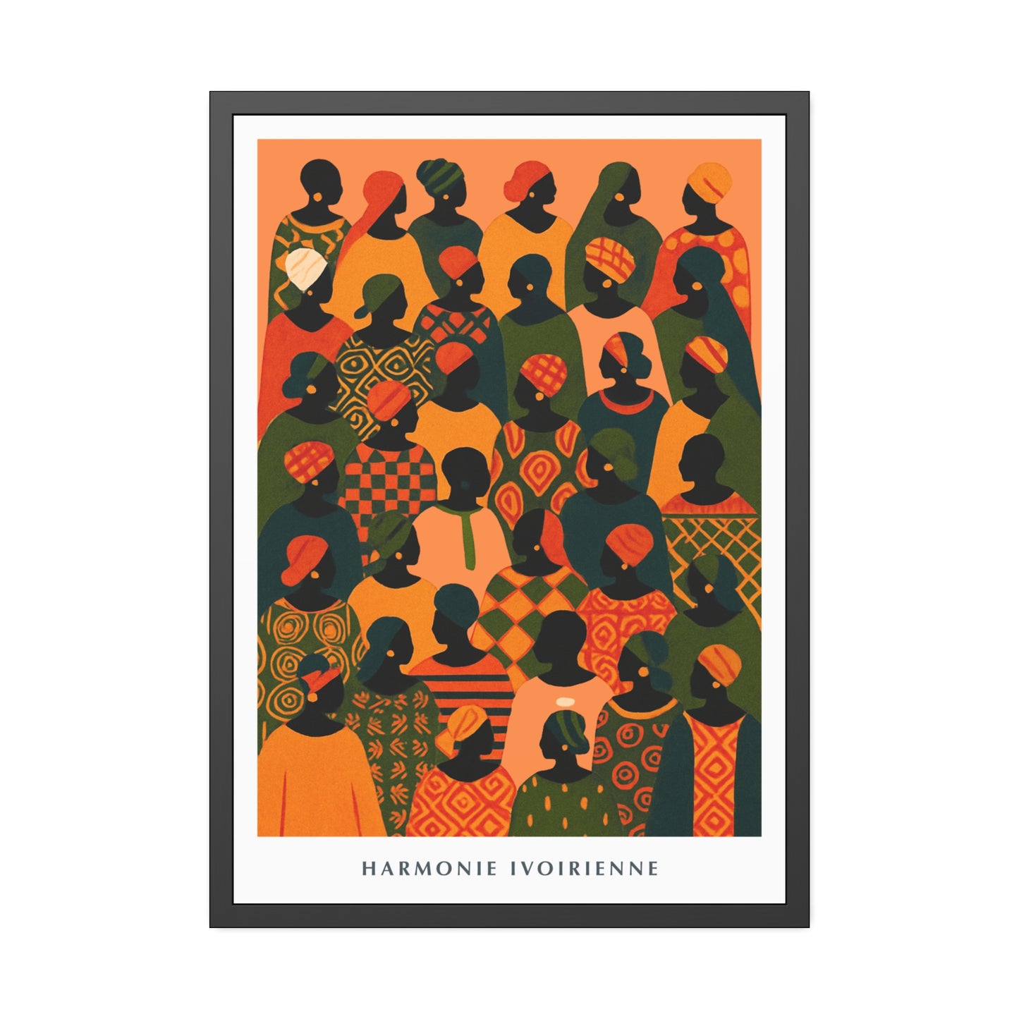 Harmonie Ivorienne - Framed Poster Print