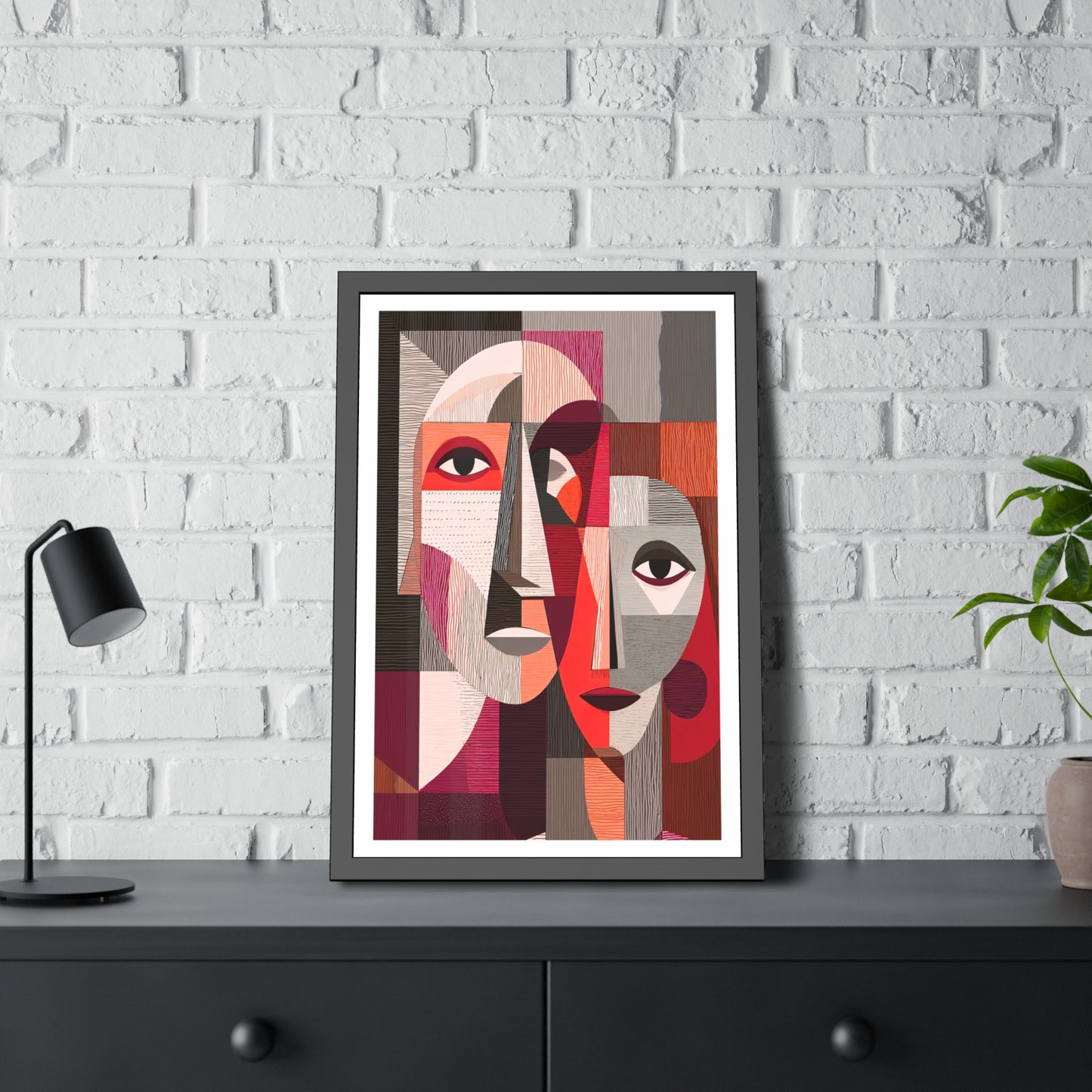Eternity with you - No text - Framed Poster Print