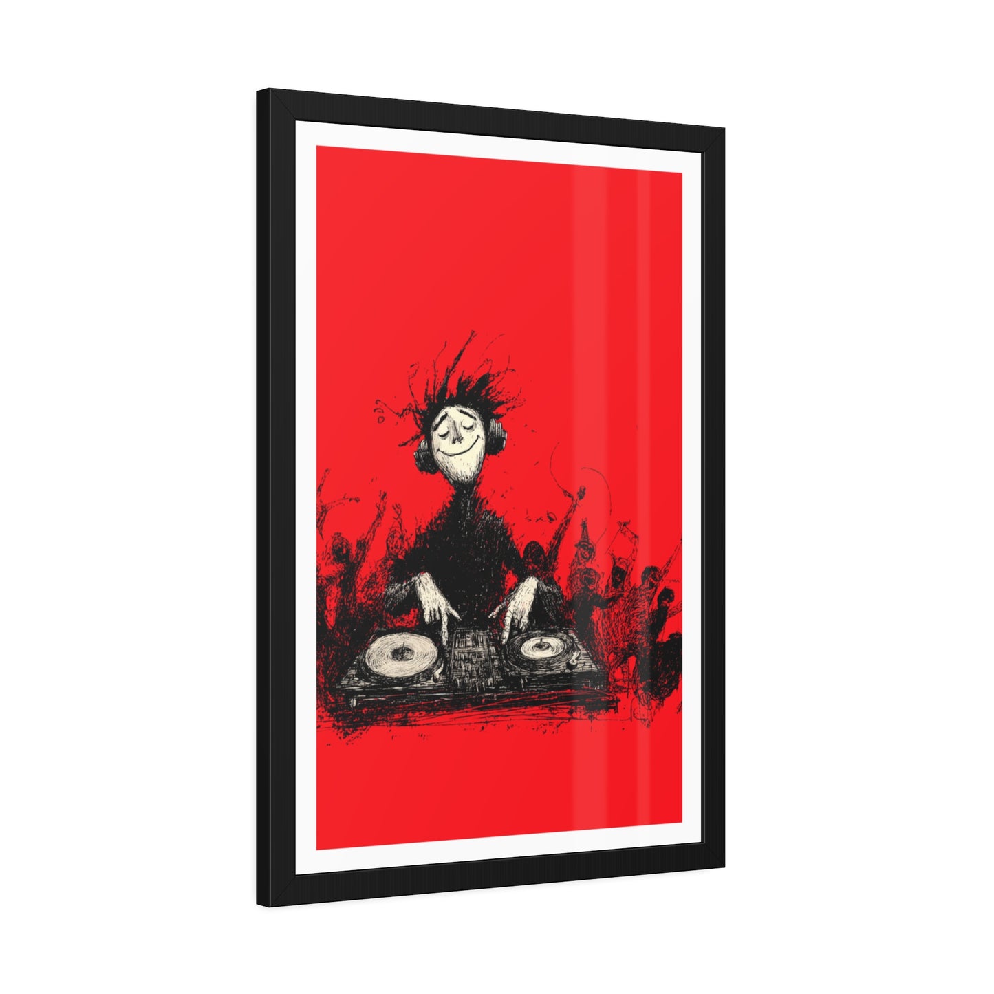 Lost in the music - Framed Poster Print