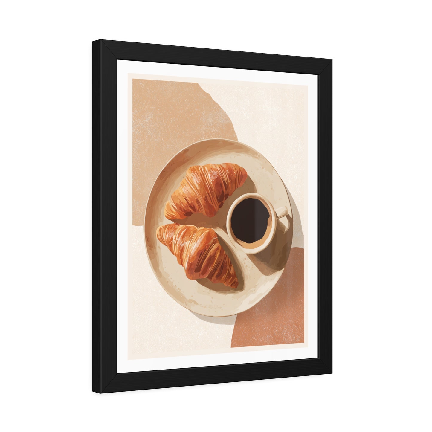 Golden Hour Coffee - Framed Poster Print