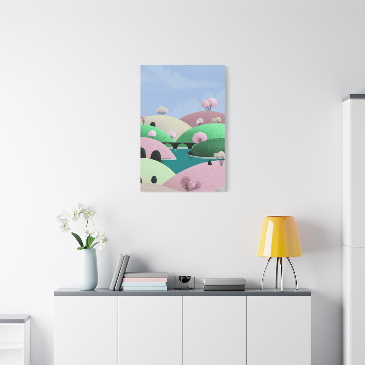 Spring Bridge - Matte Finish, Stretched, 1 25"
