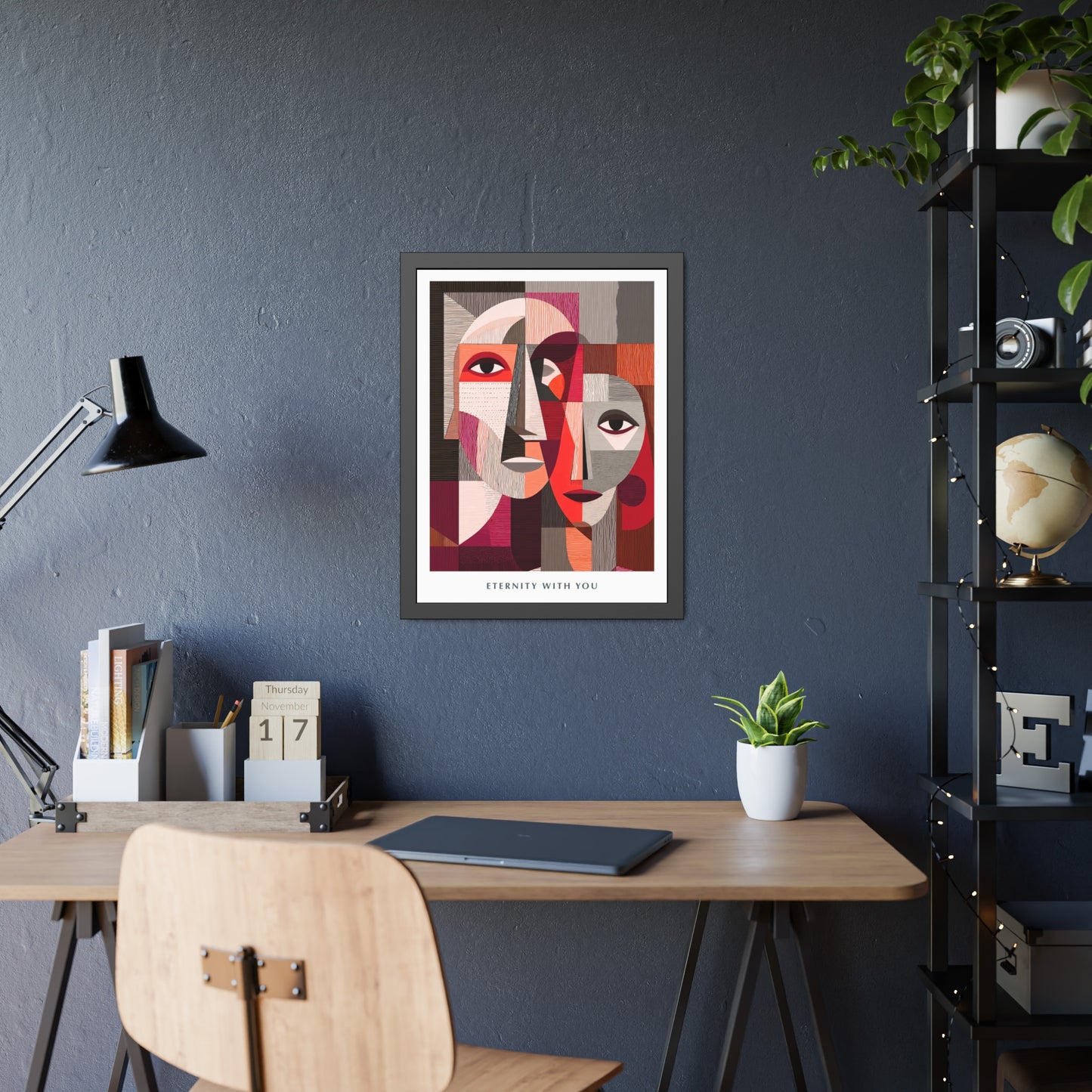 Eternity with you - Framed Poster Print