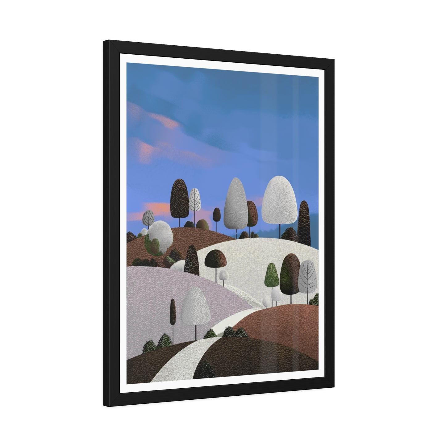 Evening Walk - Framed paper poster