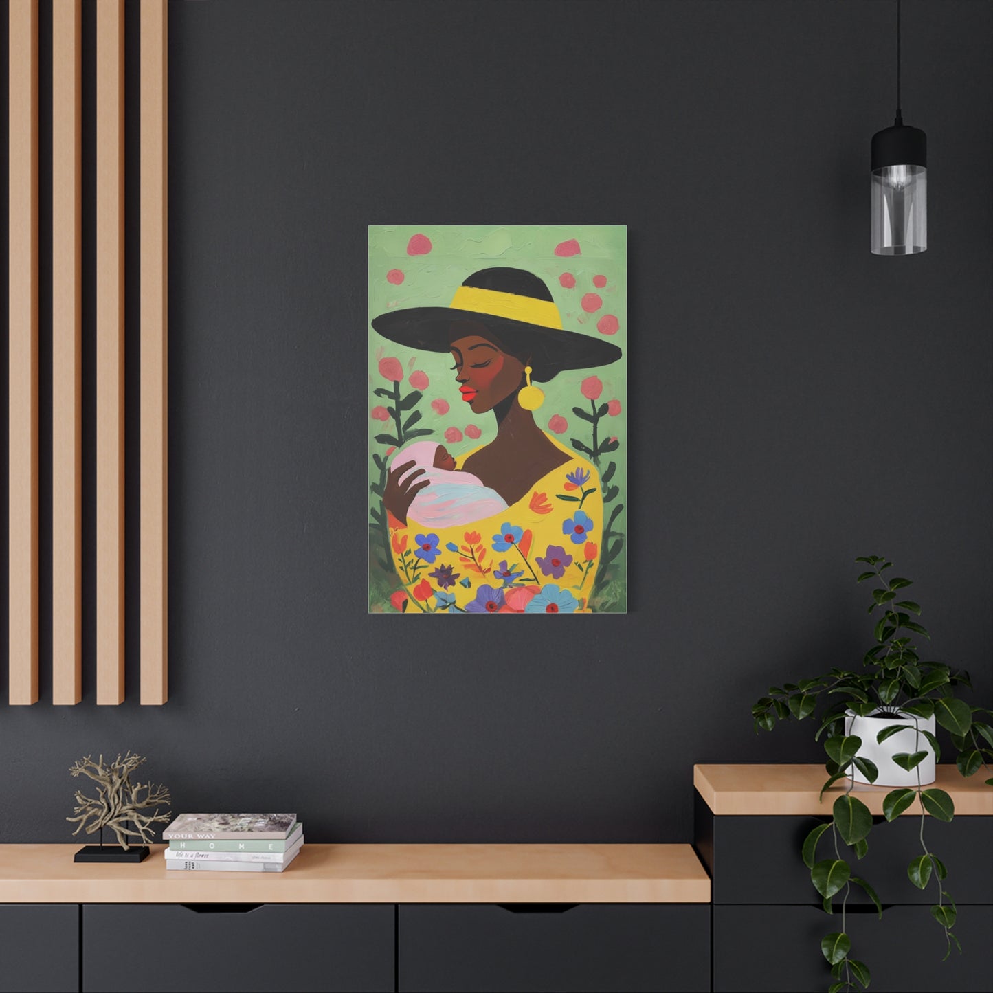 Grace in Bloom - Matte Finish, Stretched, 1 25"