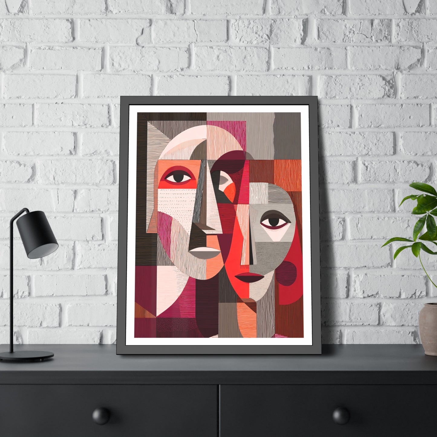 Eternity with you - No text - Framed Poster Print