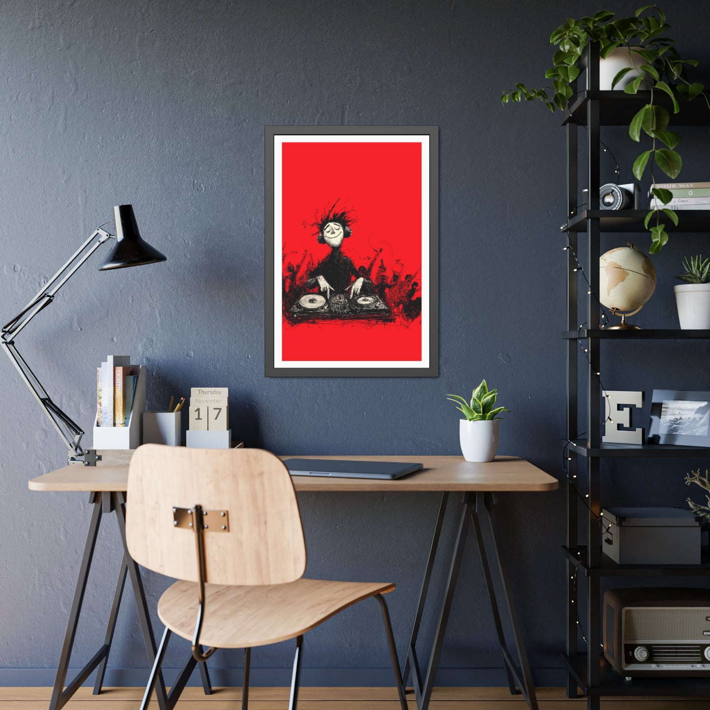 Lost in the music - Framed Poster Print