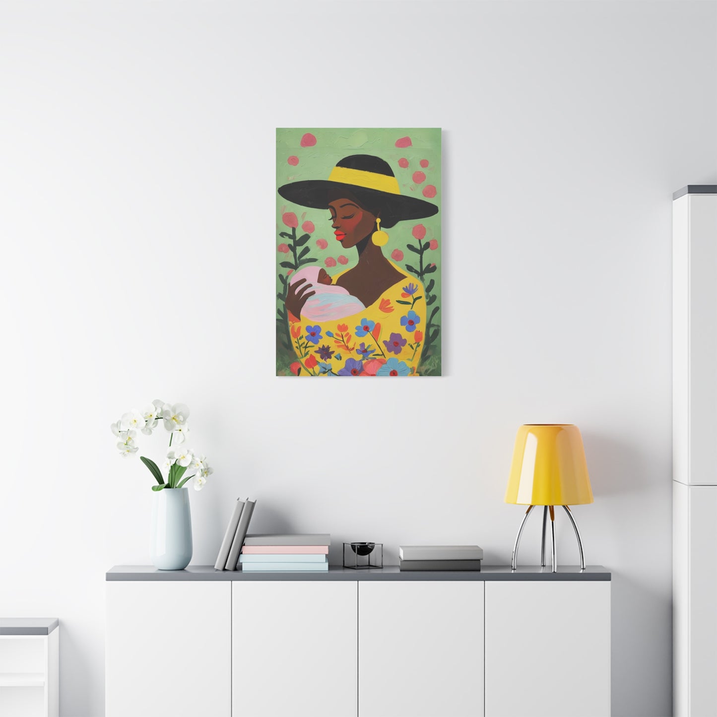 Grace in Bloom - Matte Finish, Stretched, 1 25"
