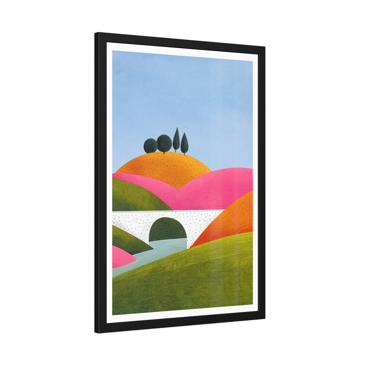 Sunset Ridge - Framed paper poster