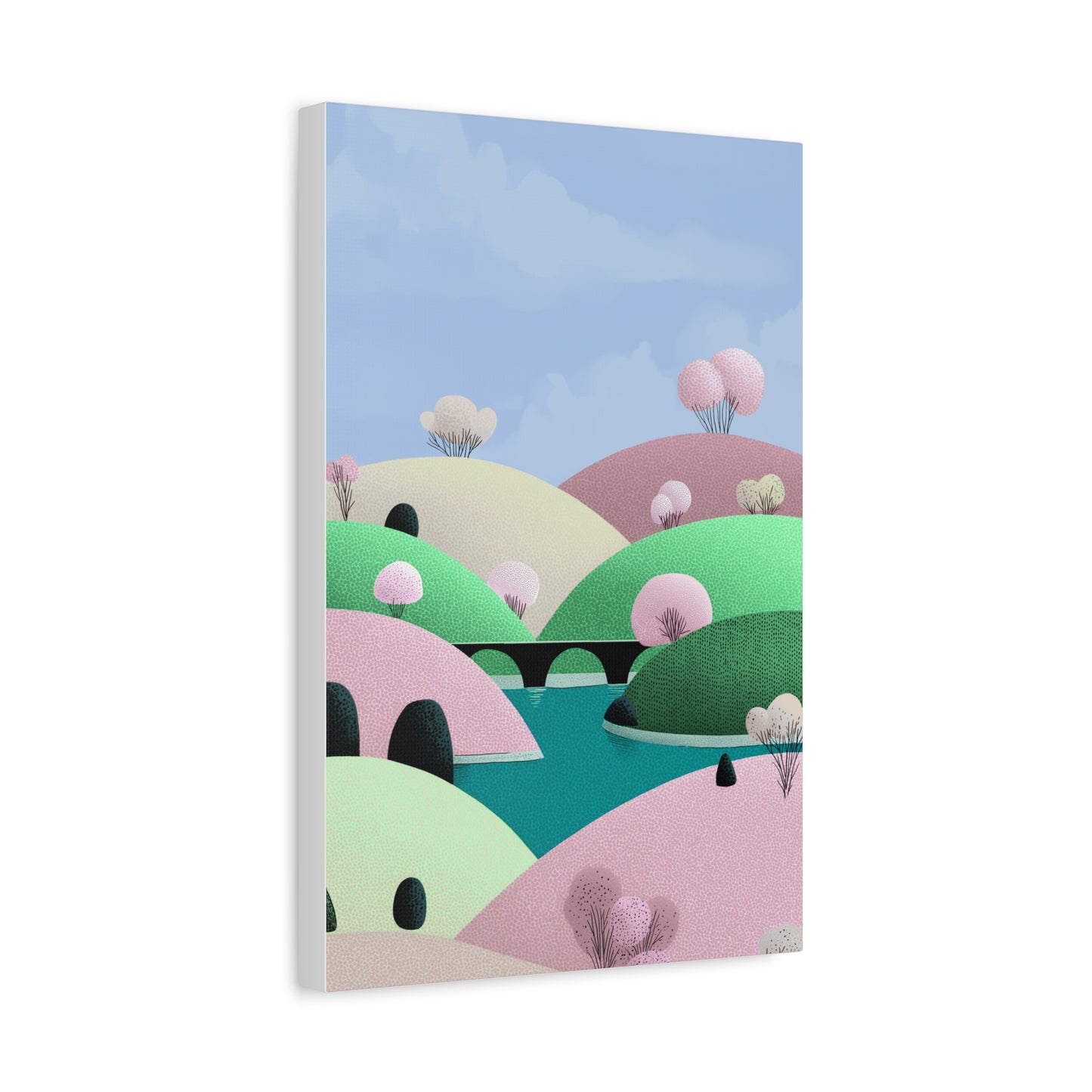 Spring Bridge - Matte Finish, Stretched, 1 25"