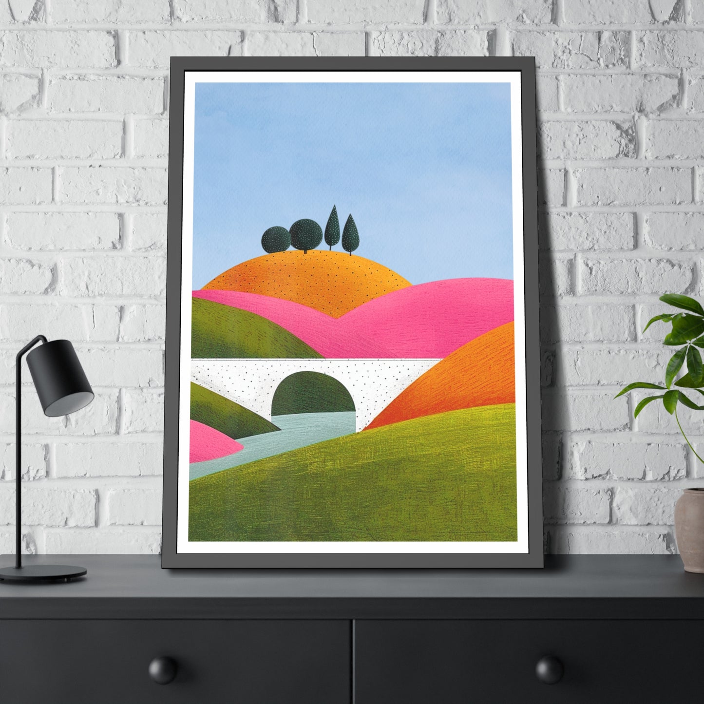 Sunset Ridge - Framed paper poster