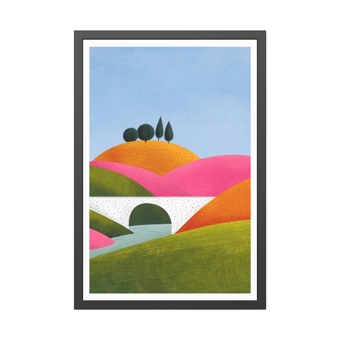 Sunset Ridge - Framed paper poster