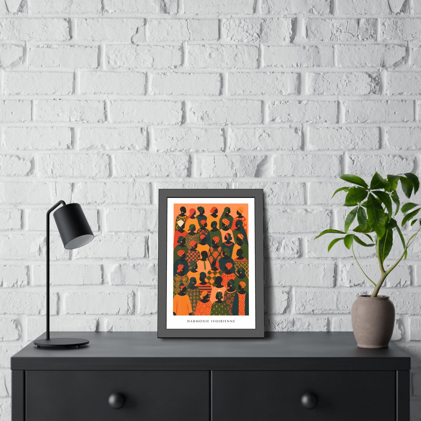 Harmonie Ivorienne - Framed Poster Print