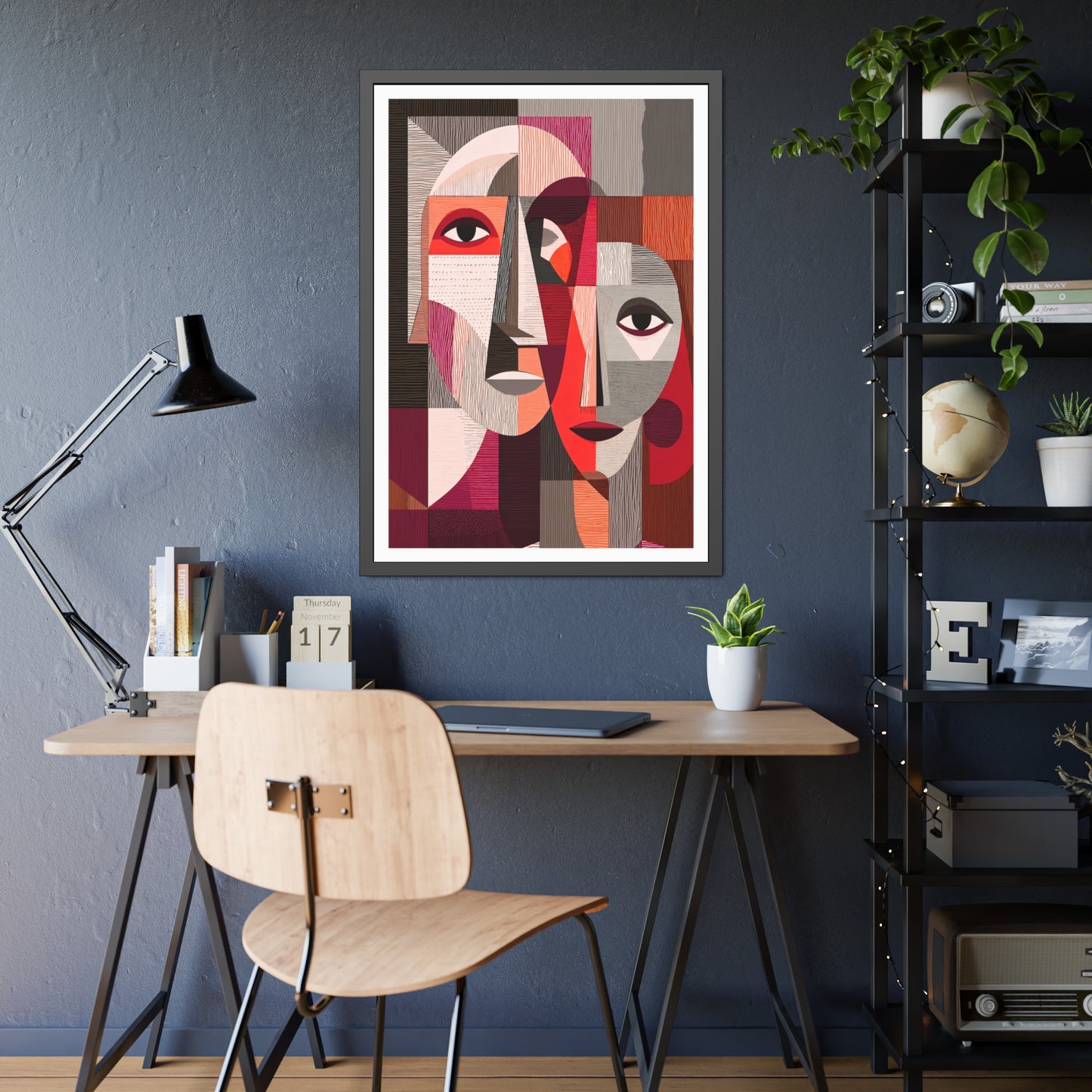 Eternity with you - No text - Framed Poster Print
