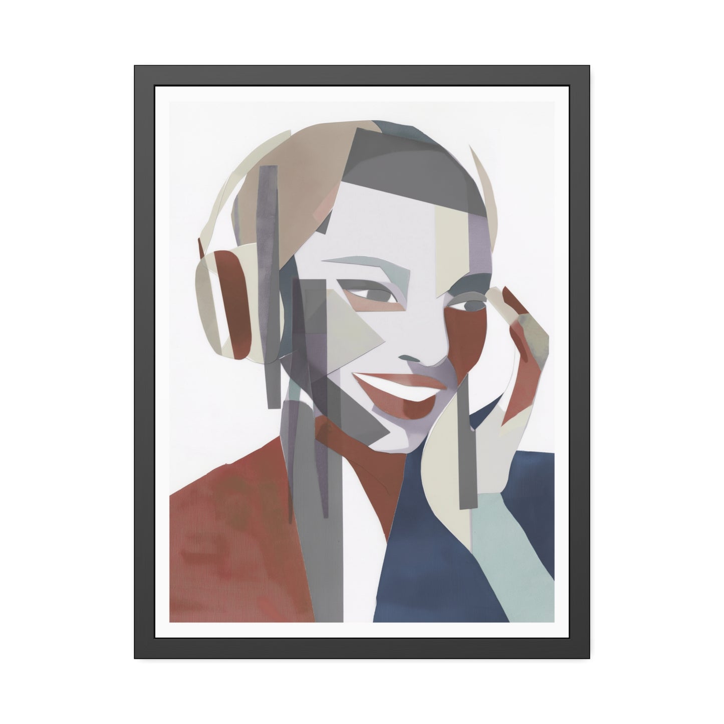 Happy Face Lady - Poster Print Design