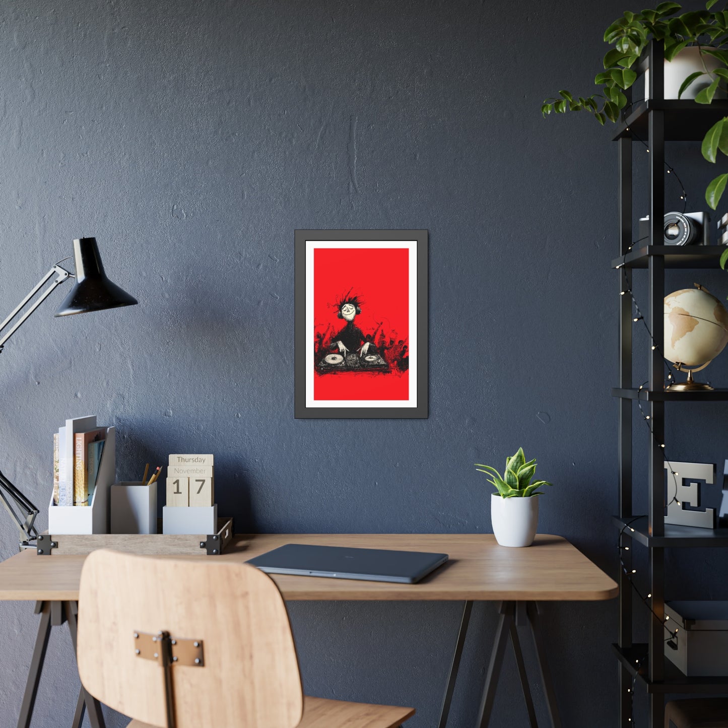 Lost in the music - Framed Poster Print