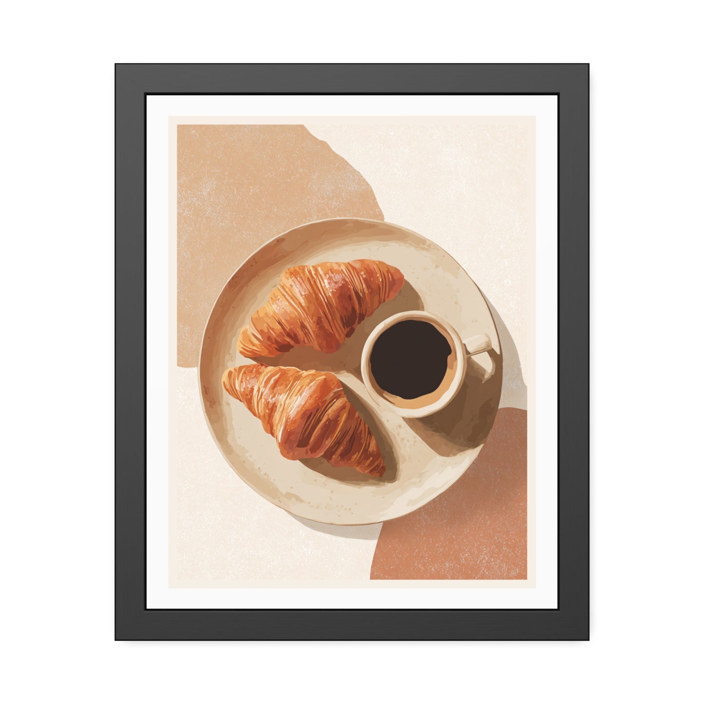 Golden Hour Coffee - Framed Poster Print