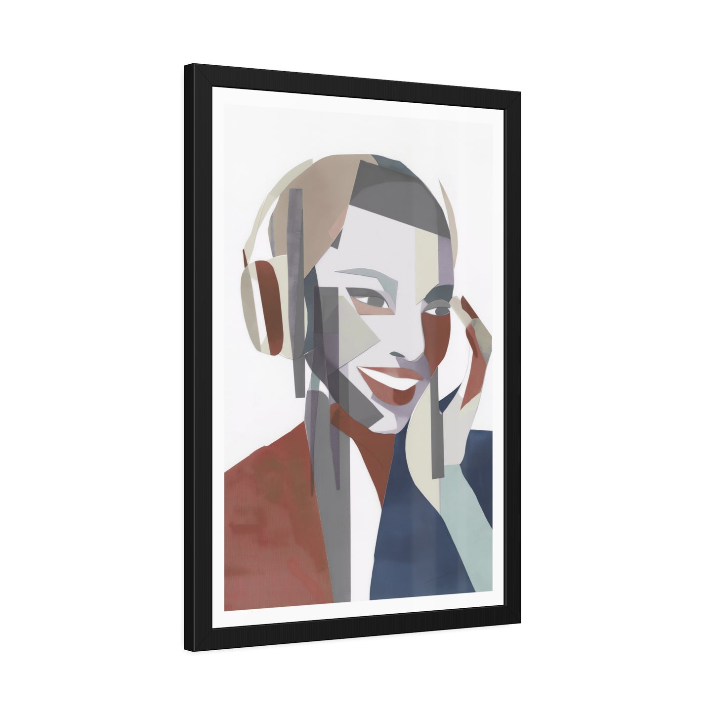 Happy Face Lady - Poster Print Design