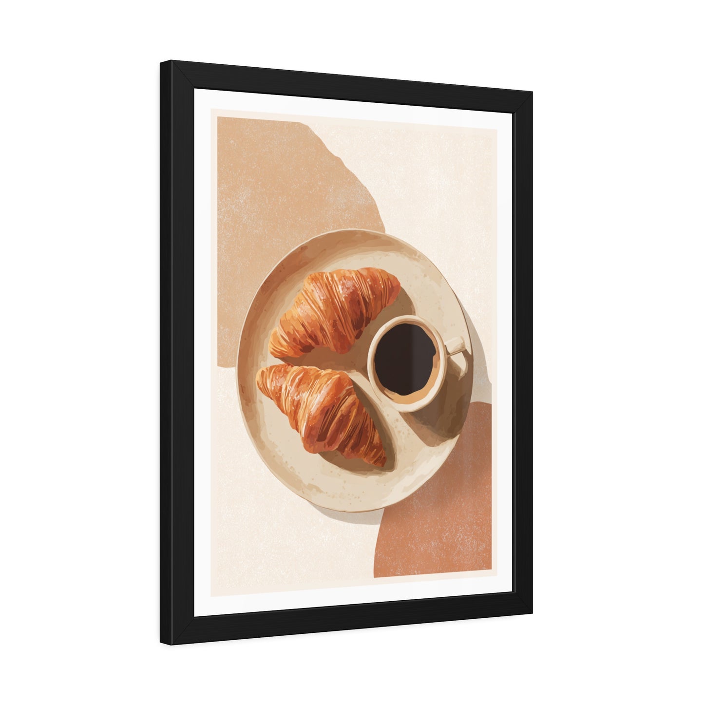 Golden Hour Coffee - Framed Poster Print