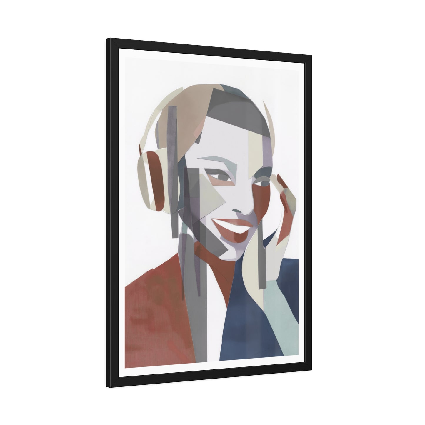 Happy Face Lady - Poster Print Design
