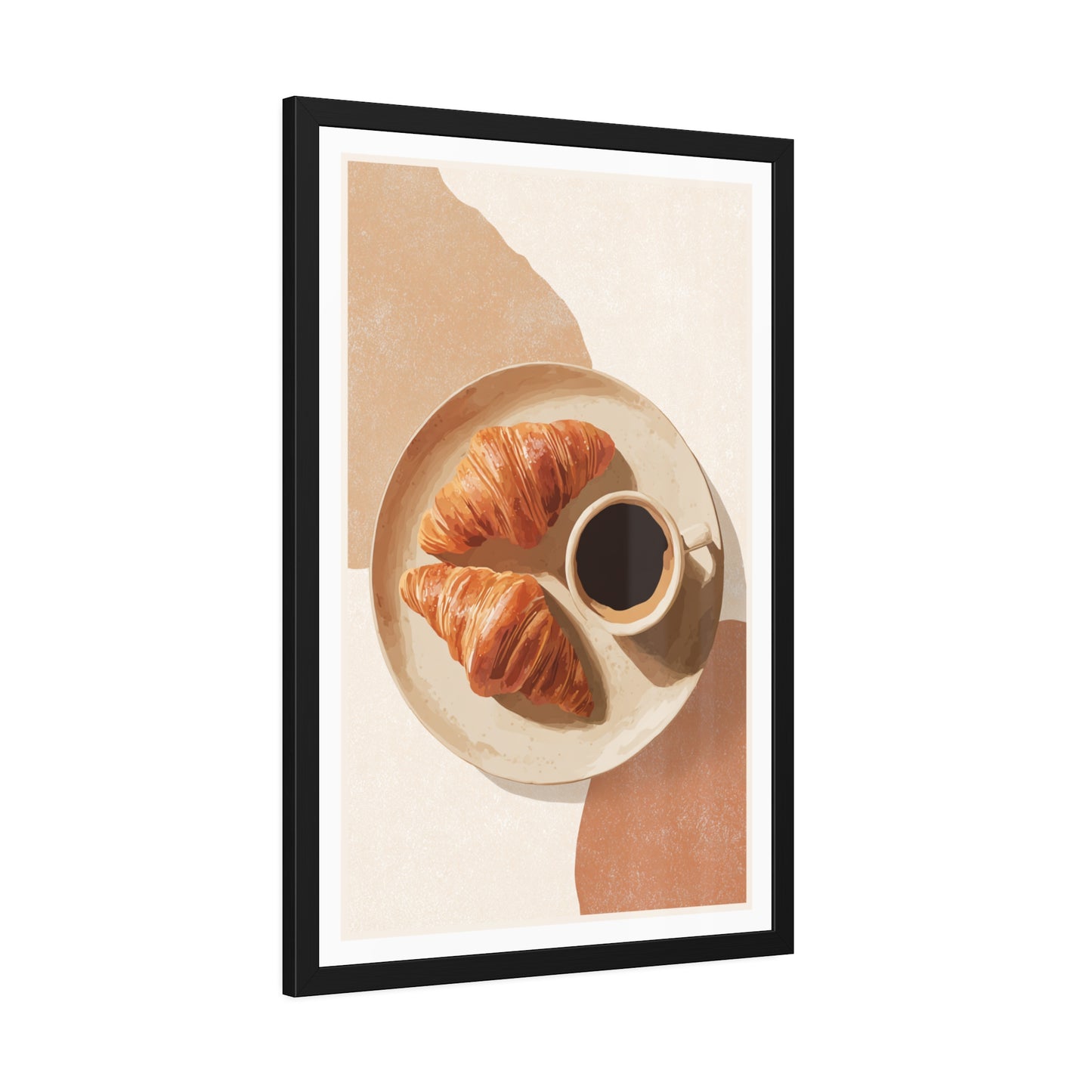 Golden Hour Coffee - Framed Poster Print
