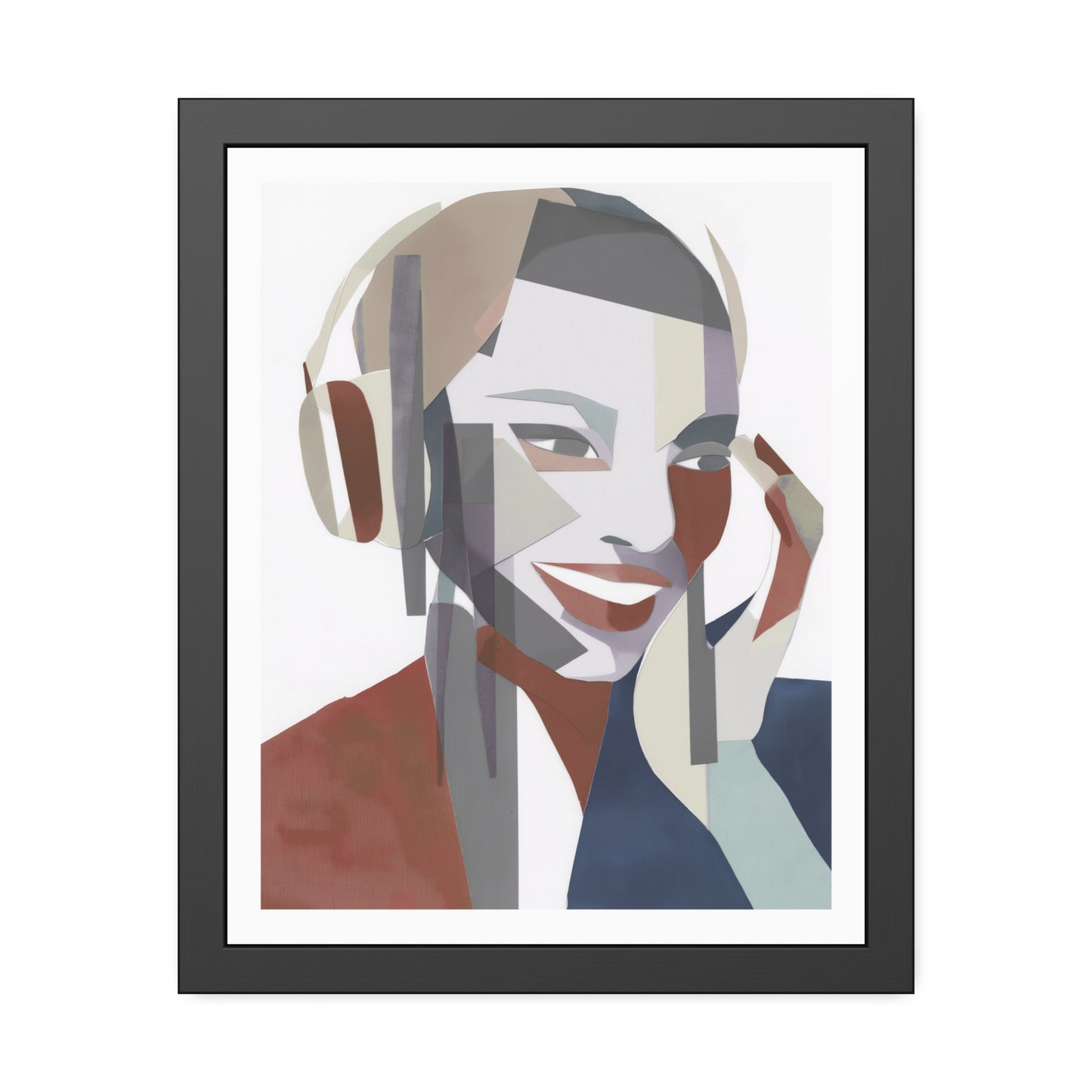 Happy Face Lady - Poster Print Design