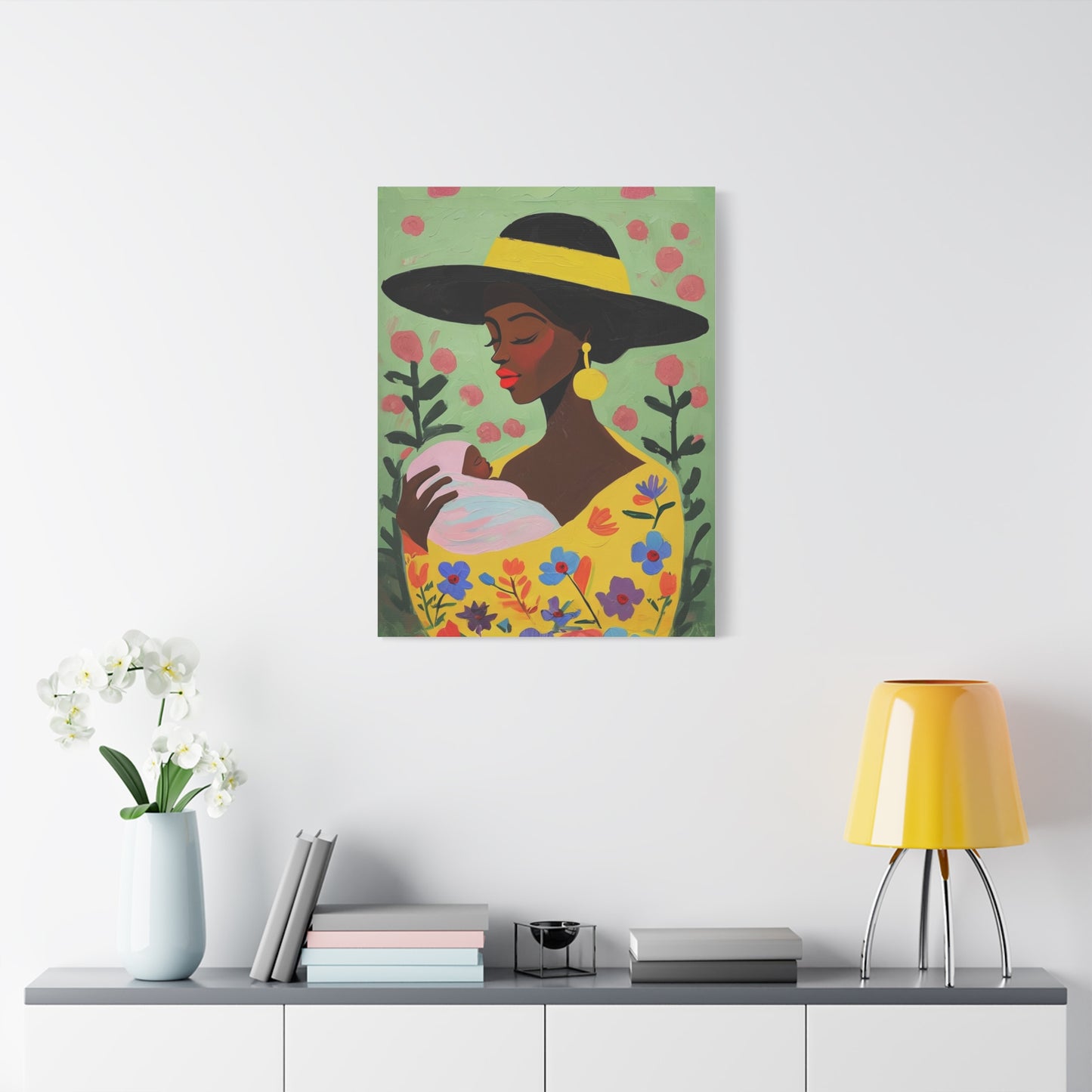 Grace in Bloom - Matte Finish, Stretched, 1 25"
