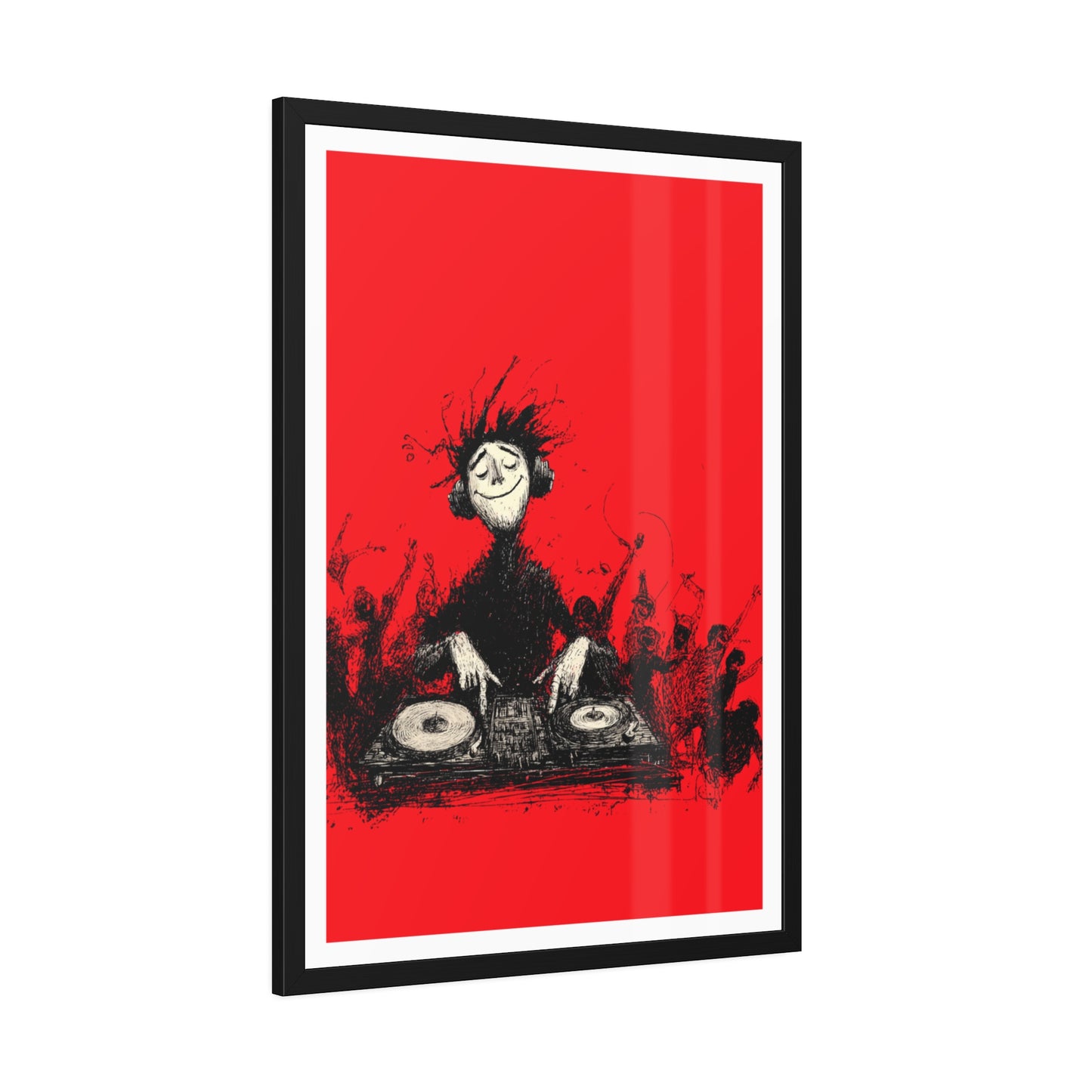Lost in the music - Framed Poster Print