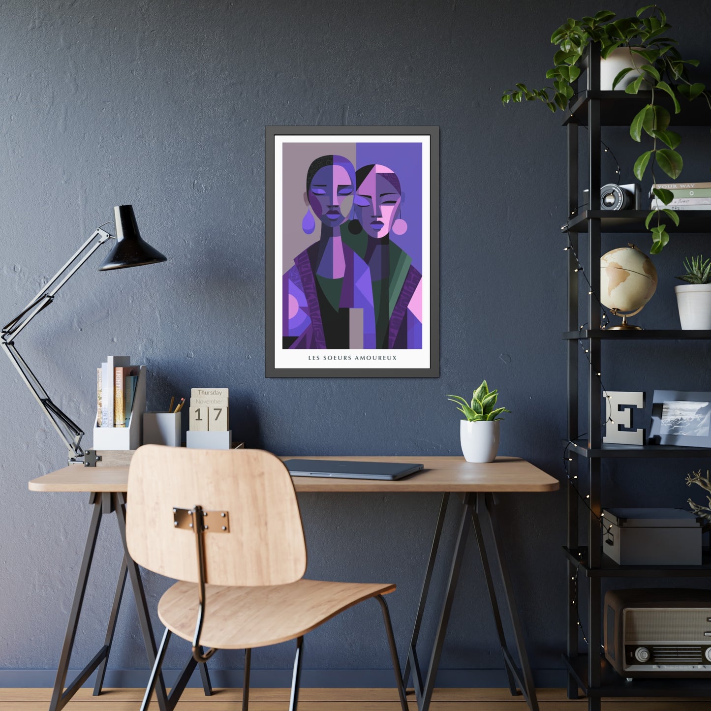 Les Soeurs Amoureux - Framed Poster Print