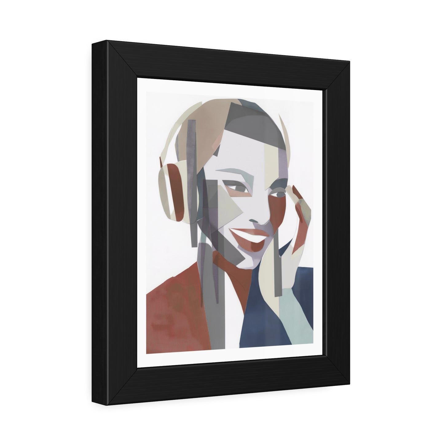 Happy Face Lady - Poster Print Design