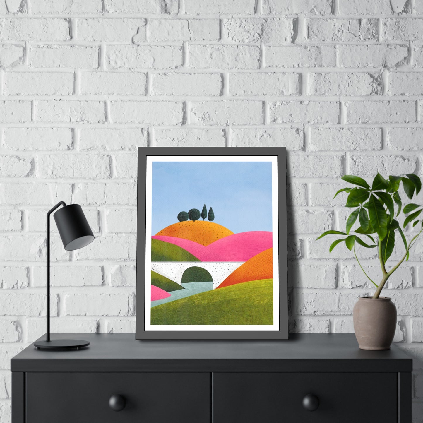 Sunset Ridge - Framed paper poster